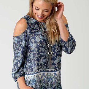 Cold Shoulder Boho top